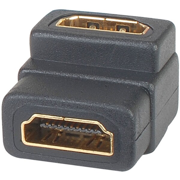Main product image for HDMI Right Angle Female to Female Coupler 180-652